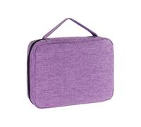 Stockage pour bracelet de montre - étui de rangement compact, protection optimale | sac organisable pliable pour 20 bracelets de montre, idéal pour les voyages et les entrepôts, aubergine