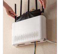 Stockage WiFi pour Routeurs WiFi - Routeur De -Robe | Roüter Roüter Sauvetage Shelter avec Dissipation De Chaleur, Organisateur De Maison, Bureau, Salon, Chambre À Coucher, Cuisine