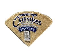 Stockan's Orkney Gâteaux d'avoine fins entiers - Biscuits salés écossais traditionnels importés d'Écosse - 6 paquets (8 gâteaux d'avoine dans chaque paquet)