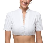 Stockerpoint Bluse 1060 Trachtenblusen, Coton, Blanc (blanc), 38, Femme