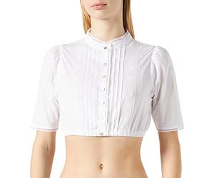 Stockerpoint Bluse B-7086 Trachtenblusen, Blanc, 44 (Taille Fabricant:) (42 EU) Femme