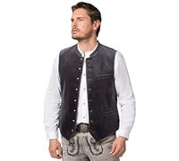 Stockerpoint Lorenzo Gilet traditionnel pour homme, graphite, 54