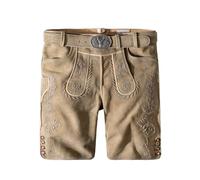 Stockerpoint Oliver Pantalon Traditionnel en Cuir, Grain taché, 56 Hommes