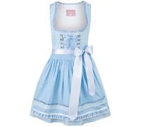 Stockerpoint Robe Dirndl Kim pour Femme, Bleu Clair, 36