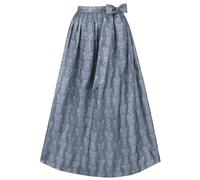 Stockerpoint Tablier de Dirndl Aline 96 cm de longueur en jacquard, bleu fumée, 40-44
