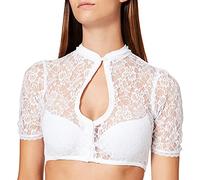 Stockerpoint Trachtenblusen Femme ,Blanc ,34