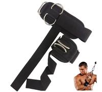 STOCKES DE POURRAUX 1 Paire Halagers, Sangles de Levage avec Anneau D menotté, Support Poignet Confortable épais pour l'haltérophilie et l'entraînement au Gymnase, enveloppe