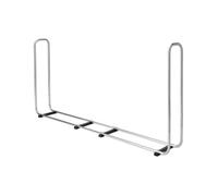 Stockeur de bûches réglable Wolfcraft en acier inoxydable l.2,34 x H.1 m