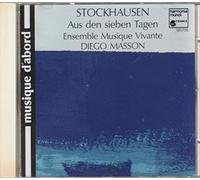 Stockhausen, Karlheinz - Stockhausen : Aus den sieben Tagen