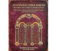 Stockholm Codex Aureus: 8th-Century Manuscript with Golden Scripts and Purple Parchment - Restored Large Format Economic Edition
