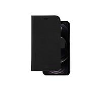 Stockholm - Etui à rabat pour téléphone portable - polyuréthane (PU), plastique - noir - pour Apple iPhone 12, 12 Pro