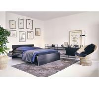 Stockholm Lit bouleau multiplex sans tête de lit 140 noir Richard Lampert - LAMPERT STOCKHOLM 140 SCHW