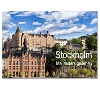 Stockholm - Mal anders gesehen (Wandkalender 2026 DIN A2 quer), CALVENDO Monatskalender: Schwedens Hauptstadt, mit dem Augenmerk auf die Architektur.