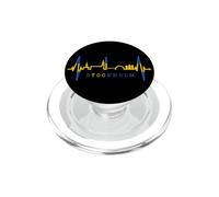 Stockholm Skyline Battement de Cœur Suède J'aime Stockholm PopSockets PopGrip pour MagSafe