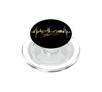Stockholm Skyline Battement de Cœur Suède J'aime Stockholm PopSockets PopGrip pour MagSafe