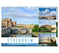 Stockholm - Vues maritimes (Calendrier mural 2027 DIN A3 vertical), CALVENDO calendrier mensuel: Images d'ambiance de la capitale suédoise