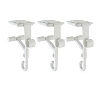 Stocking Holders Mantle, 2-in-1 Adjustable Mantel Hooks, 8.66x1.77x2.48 inche 3 Piece No Drill Design, Secure Fit for Home, Living Room, Public Spaces, Retail Display, Door Frames, Apartment