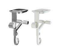 Stocking Holders Mantle, 2-in-1 Adjustable Mantel Hooks, 8.66x1.77x2.48 inche 3 Piece No Drill Design, Secure Fit for Home, Living Room, Public Spaces, Retail Display, Door Frames, Apartment