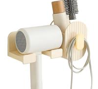Stocking Sèche-cheveux, Sèche-cheveux - Organisateur d'outils de fer à friser pour fixation murale,Organisation spacieuse de rangement de comptoir de vanité pour les cosmétiques de serviette de