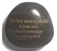 STOCKING STUFFER The Best in Your Sock, Always Remember, You are My Rock gravé (Noir)
