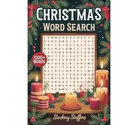 Stocking Stuffers: Christmas Word Search for Adults: 1200+ Words, Large Print Word Find Puzzles with Solutions, Fun Holiday Activity Book for Women and Men