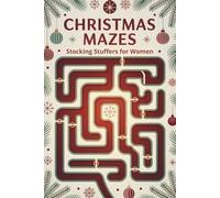 Stocking Stuffers for Women: Christmas Mazes Puzzle Book for Adults and Seniors