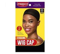 Stocking Wig Cap Black(Noir) 2 Caps HWC01 Red By Kiss