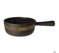 Stockli Poêlon en fonte émaillée 22cm noir - 7222.14aa
