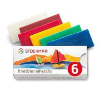 Stockmar 51000 - Cire d'abeille à modeler - 100 x 40 mm - 6 couleurs