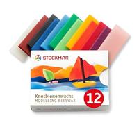 Stockmar Cire d'abeille 51200 100 x 40 mm 12 couleurs