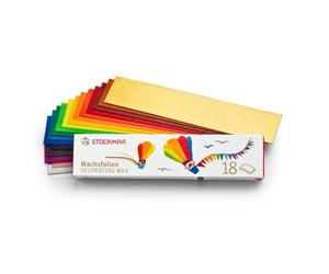 STOCKMAR Feuilles de Cire 20x4cm en 18 Couleurs