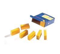 Stockmar Lot de 12 blocs de cire - Couleurs individuelles - Jaune citron