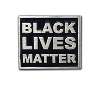 StockPins Black Lives Matter (BLM) Épinglette en émail - Montrez votre soutien à la justice raciale - Fabriqué aux États-Unis, 1 Pack, Métal