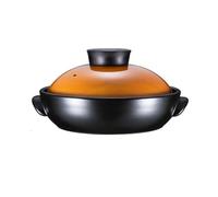 Stockpot - Cocotte moderne en céramique pour sauter, soupe, ragoût peu profond, en argile, pour riz, cuisine, avec couvercle (01)