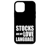 Stocks are My Love Language Funny Investing Devis Trader Coque pour iPhone 12 Mini