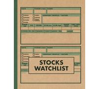 Stocks Watchlist: Stock trading log and investment notebook