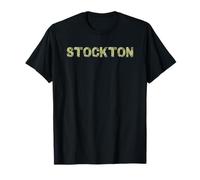 Stockton, Californie - Édition Camouflage Vert T-Shirt