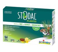 Stodal Plantes Pastilles Nez-Gorge-Bronches Goût Citron 36 Pièces
