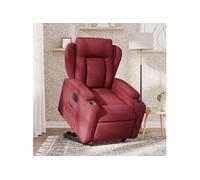 Fauteuil de Massage Inclinable Chaise Siège Salon Gris Clair Tissu vidaXL