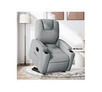 Fauteuil Inclinable de Massage Chaise Siège Salon Vert Foncé Tissu vidaXL
