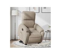 Fauteuil Inclinable de Massage Chaise Siège Salon Noir Tissu Microfibre vidaXL