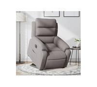 stoel électrique réglable tissu taupe