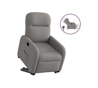 Vidaxl Fauteuil Inclinable Électrique Taupe Tissu