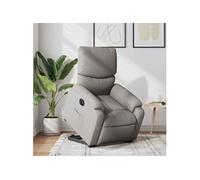 vidaXL Fauteuil inclinable de massage électrique Tissu Rouge bordeaux