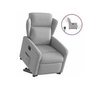 stoel électrique réglable tissu wolk gris