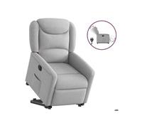 stoel électrique réglable tissu wolk gris