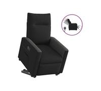 vidaXL Fauteuil inclinable électrique noir tissu