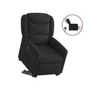 vidaXL stoel électrique réglable tissunoir Noir G