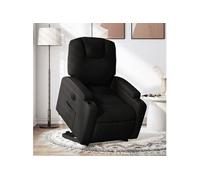Fauteuil Inclinable de Massage Chaise Siège Salon Vert Foncé Tissu vidaXL