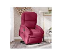 vidaXL Fauteuil inclinable de massage électrique velours gris clair